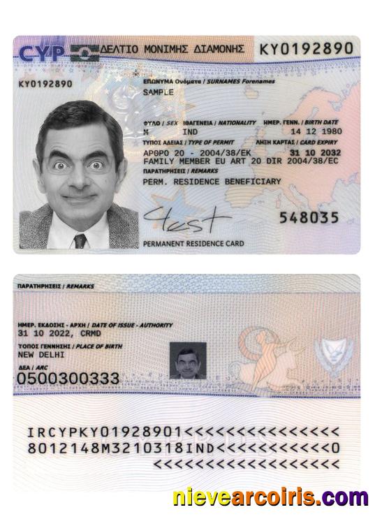Cyprus residence permit 2022-present
